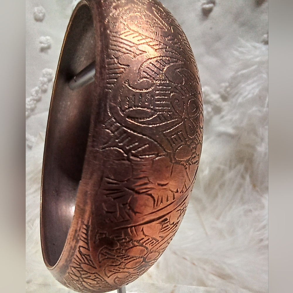 Copper Bangle - Picture 3 of 5